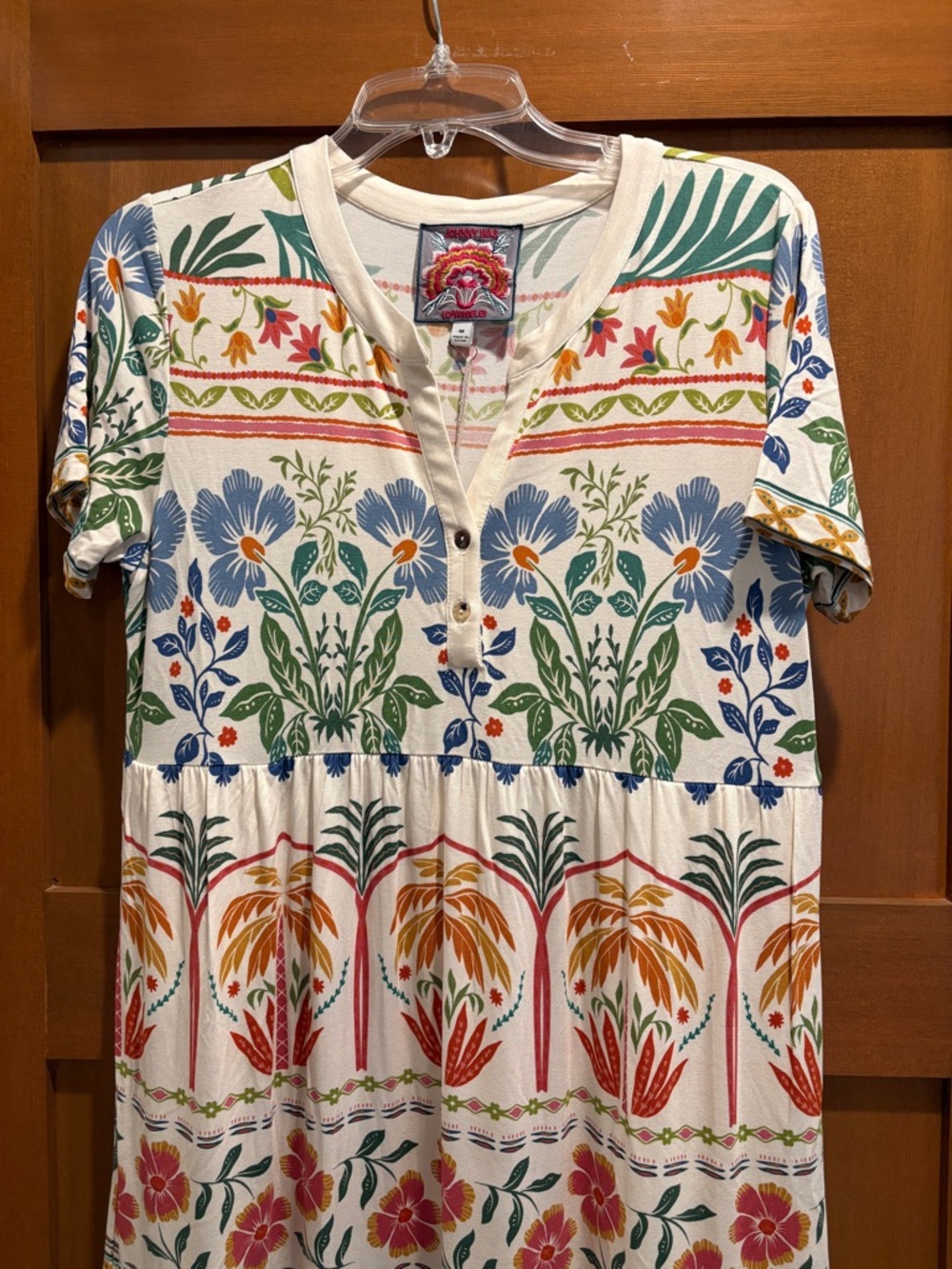 Johnny Was Janie Favorite Tiered Henley Dress NWT - Picture 3 of 5